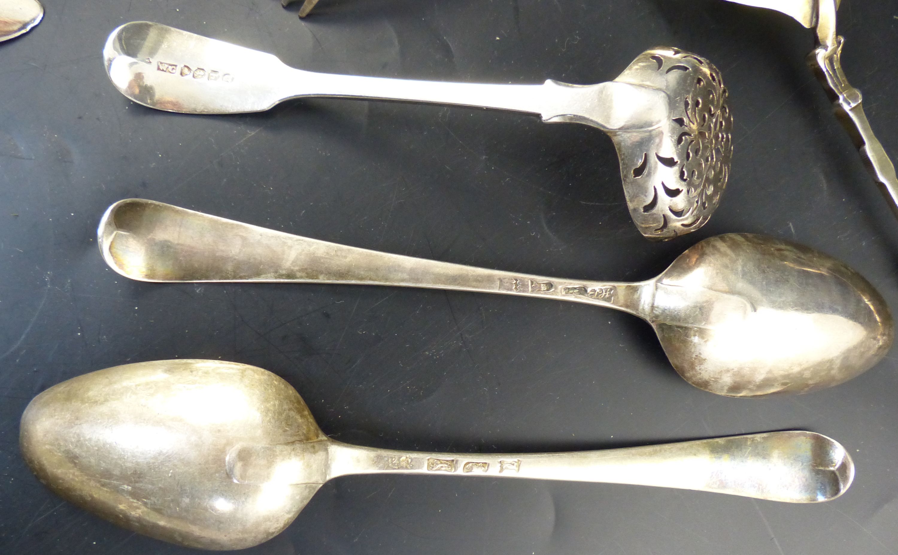 A small collection flatware